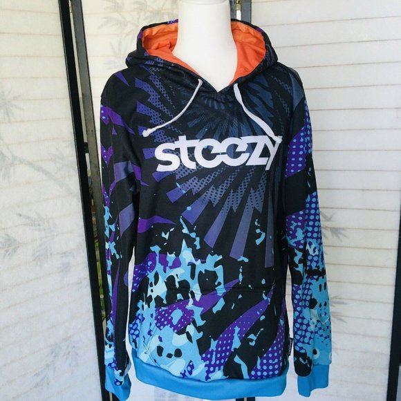 STEEZY Focus Hoodie Graphics Pullover Mens M~Women L Silky Vibrant Colors - Picture 3 of 11